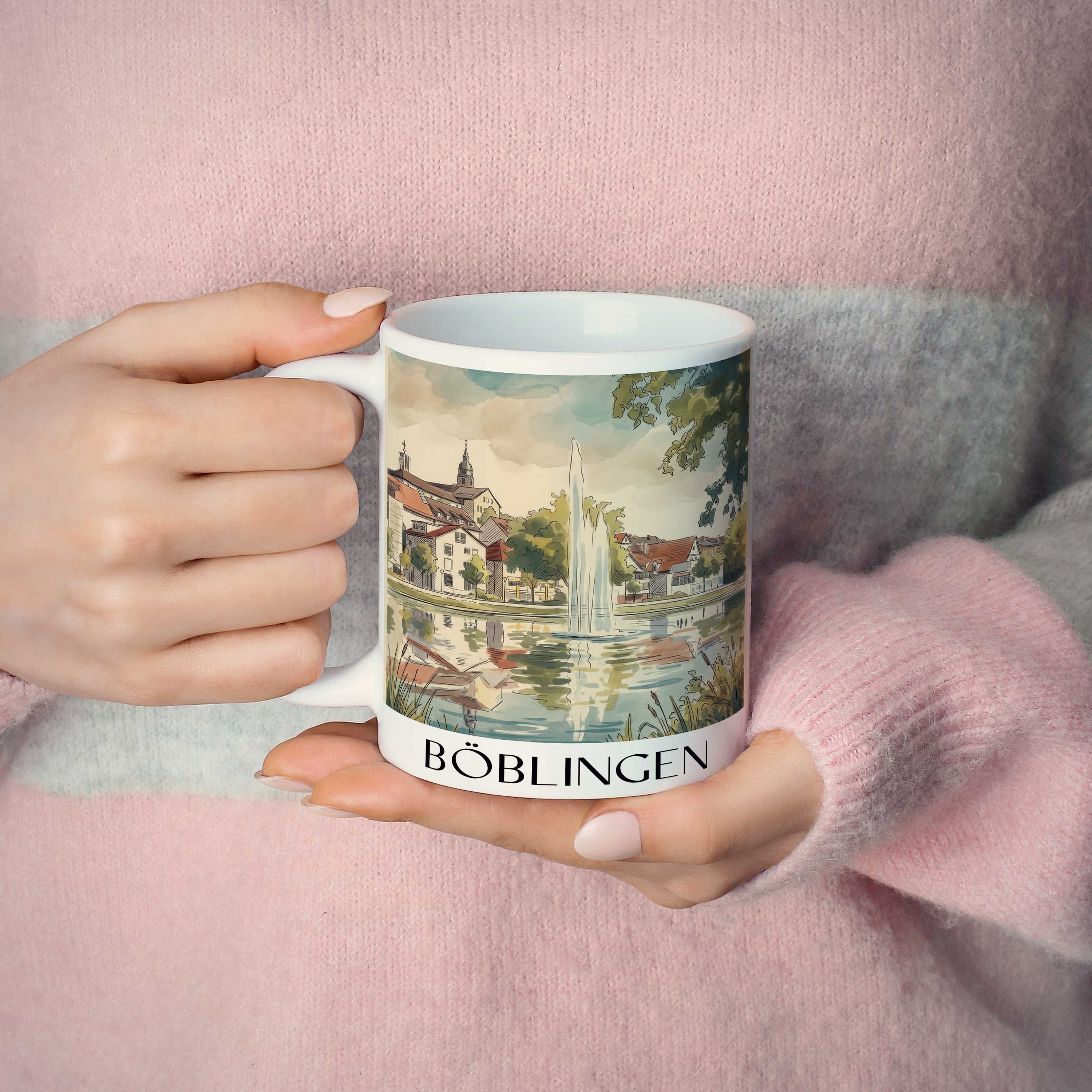 böblingen-deutschland-kaffeebecher-aquarell