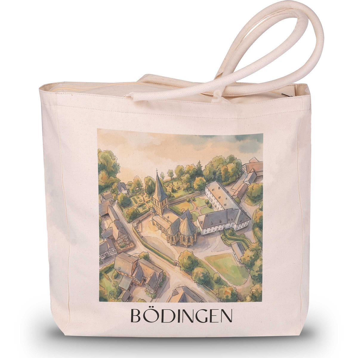bödingen-bergisches-land-deutschland-einkaufstasche-aquarell