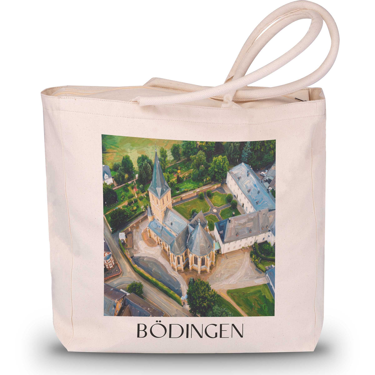 bödingen-bergisches-land-deutschland-einkaufstasche-oil-painting-oelgemaelde