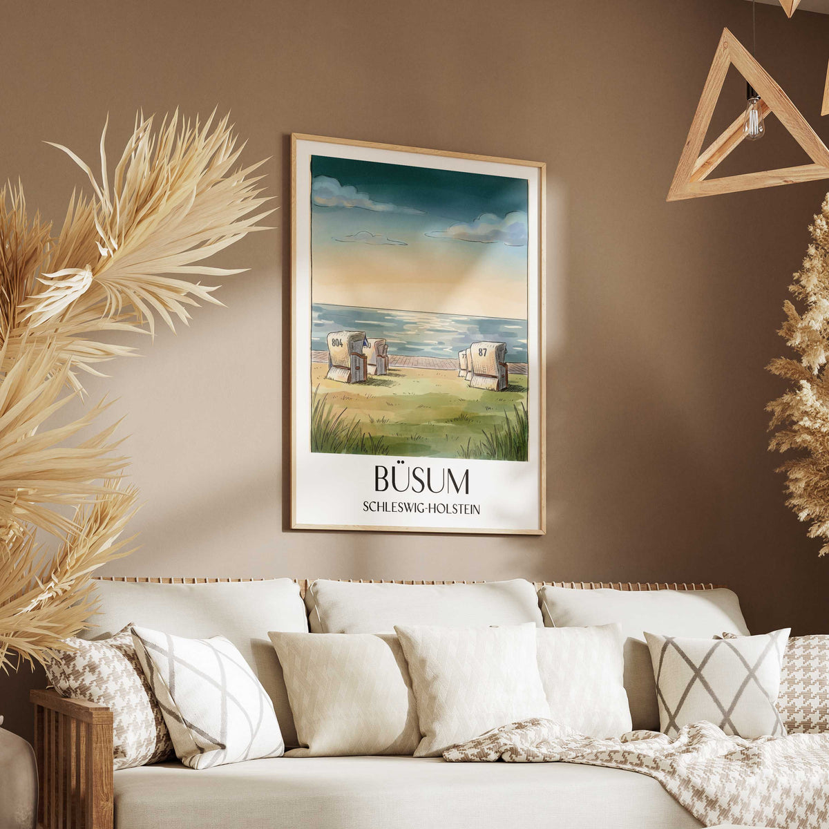 büsum-schleswig-holstein-deutschland-poster-aquarell