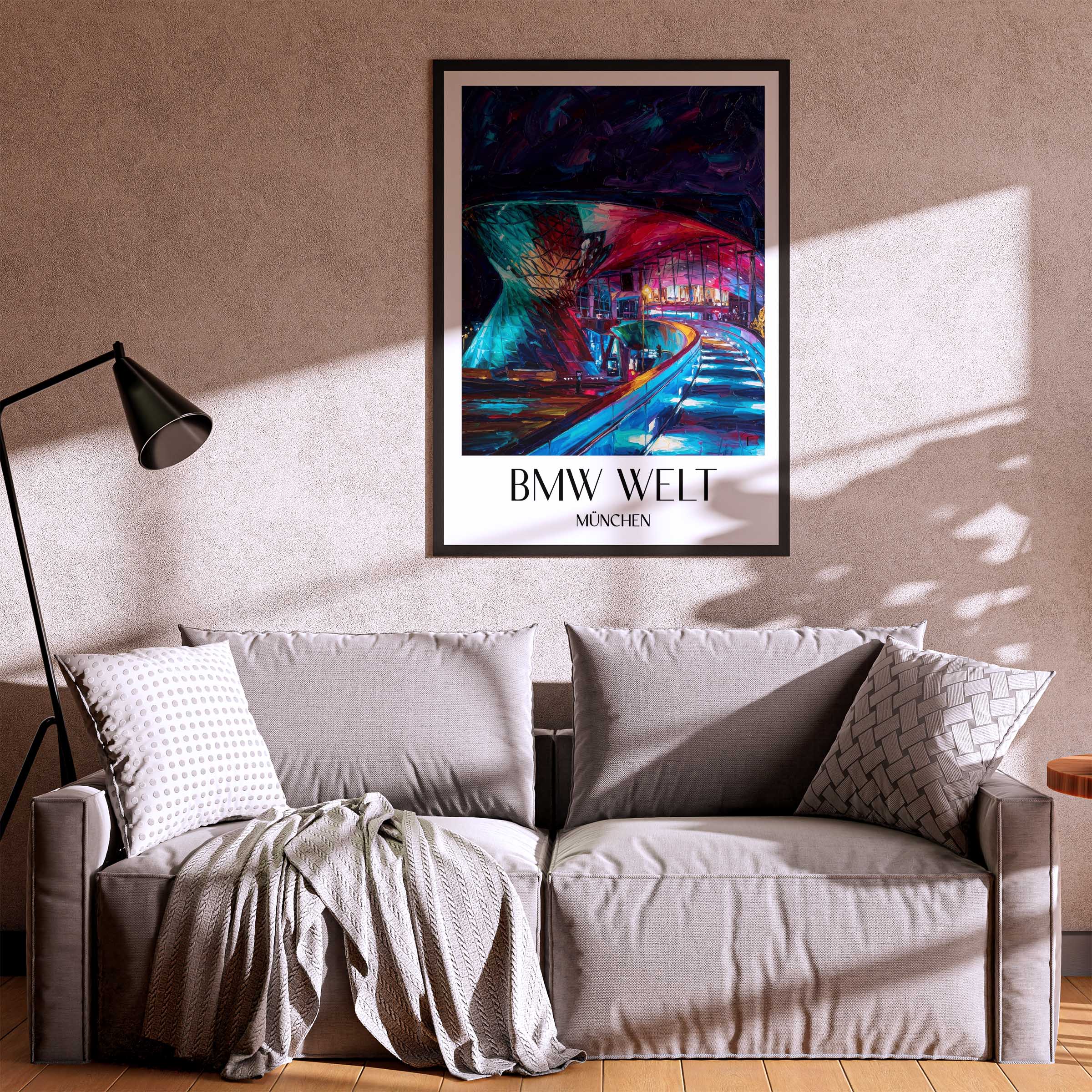 bmw-welt-münchen-deutschland-poster-oil-painting-oelgemaelde