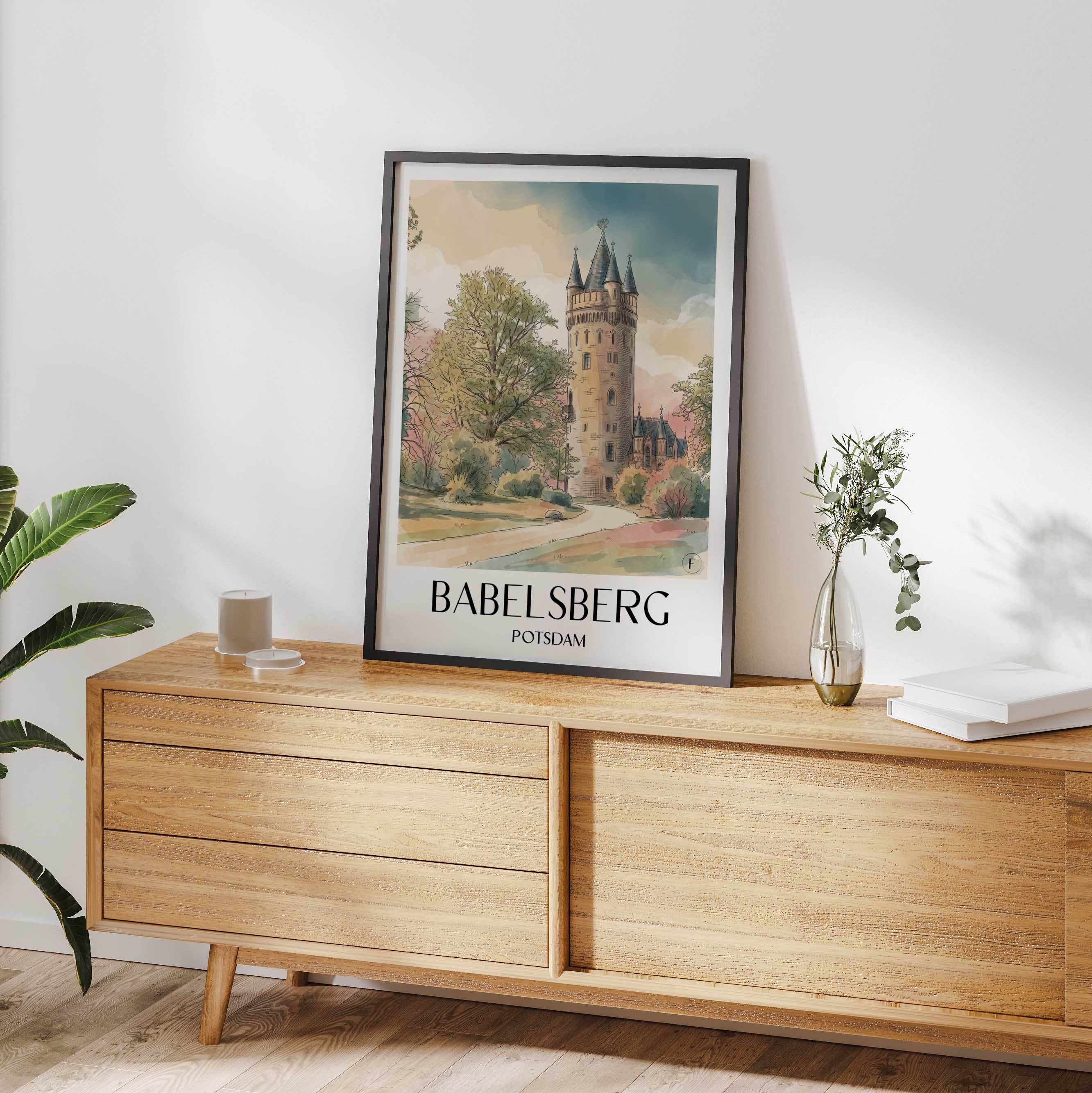 babelsberg-potsdam-deutschland-poster-aquarell