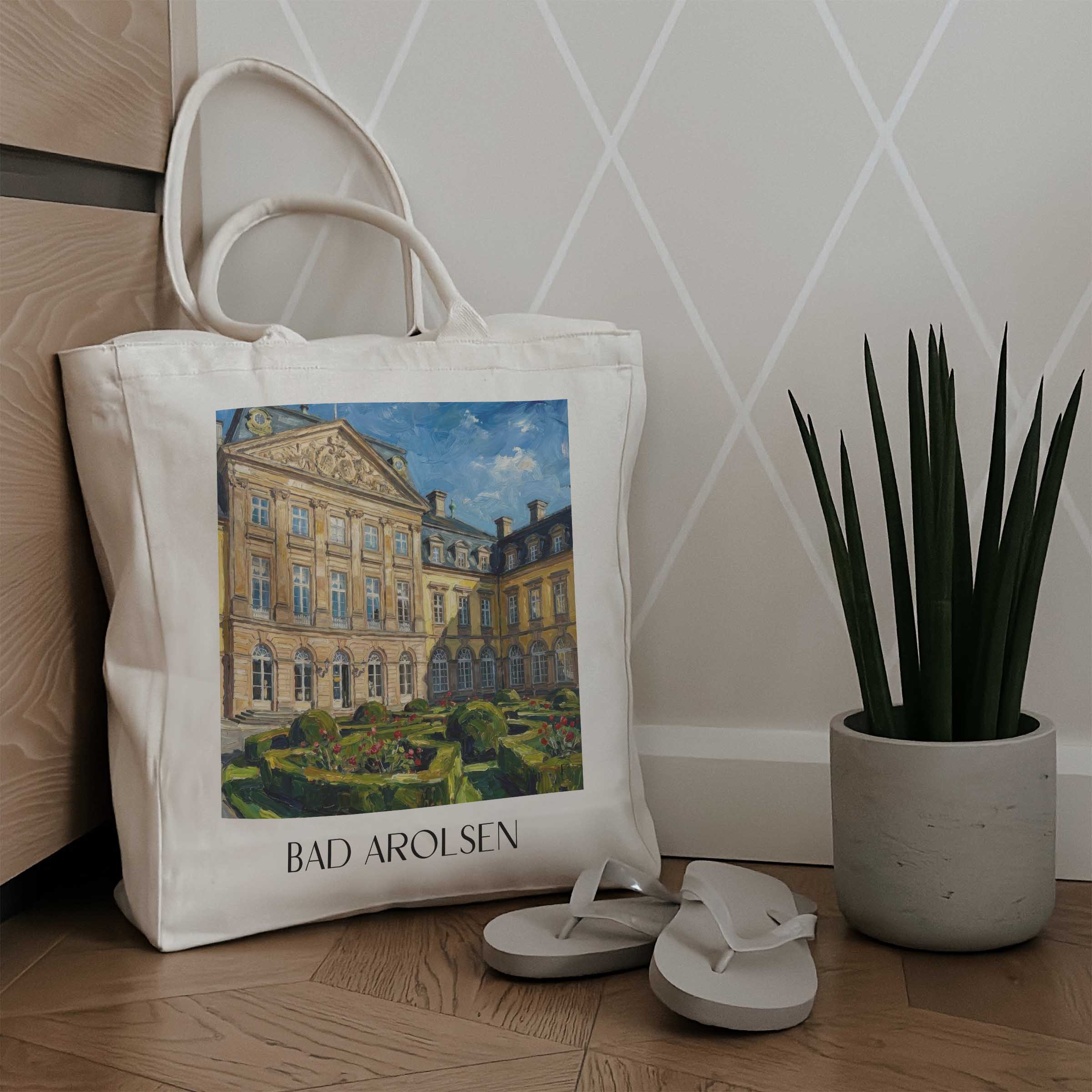 bad-arolsen-hessen-deutschland-einkaufstasche-oil-painting-oelgemaelde