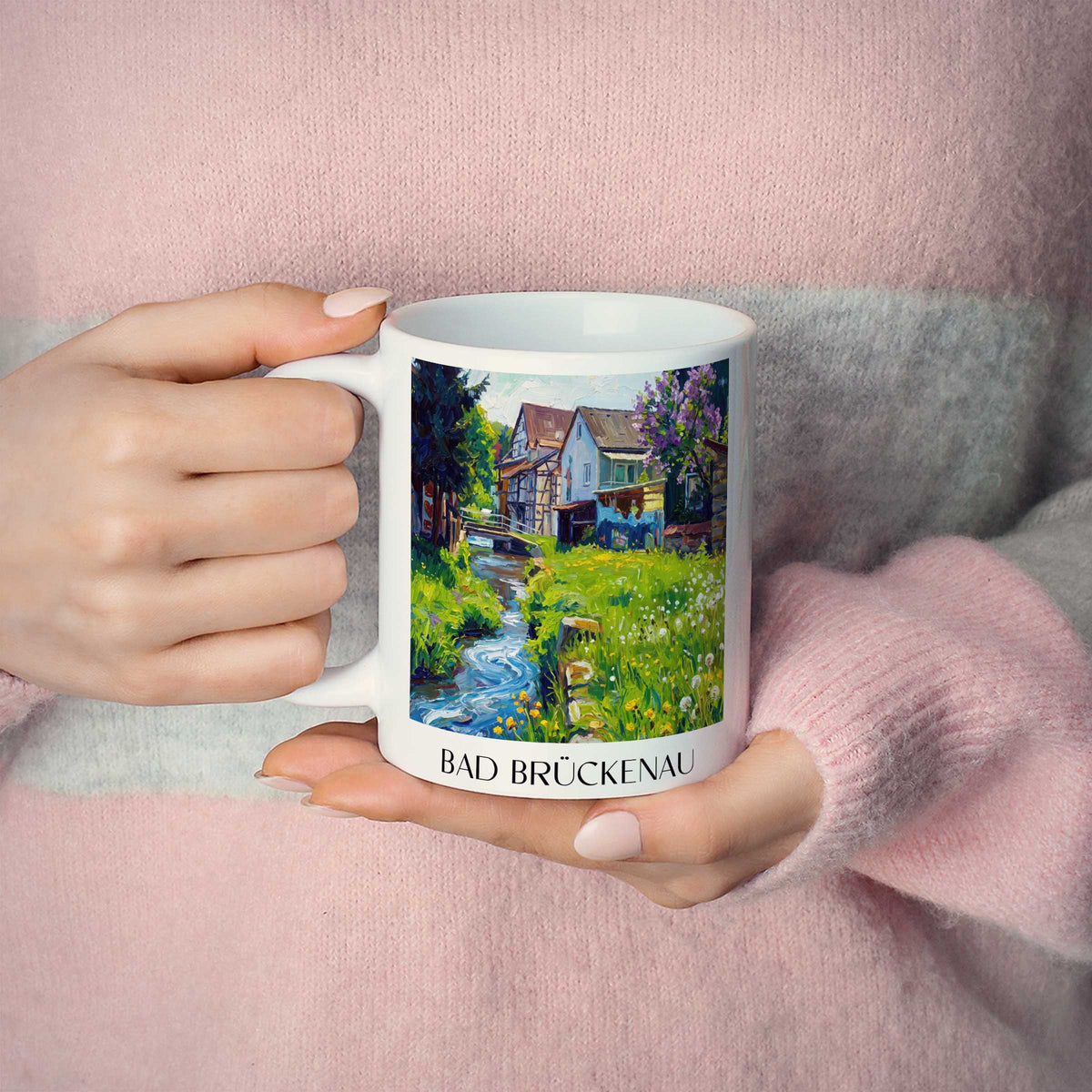 bad-brückenau-rhön-deutschland-kaffeebecher-oil-painting-oelgemaelde