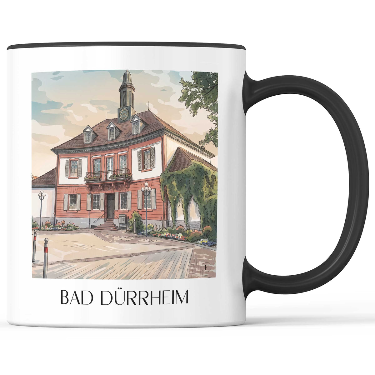bad-dürrheim-baden-württemberg-deutschland-kaffeebecher-aquarell