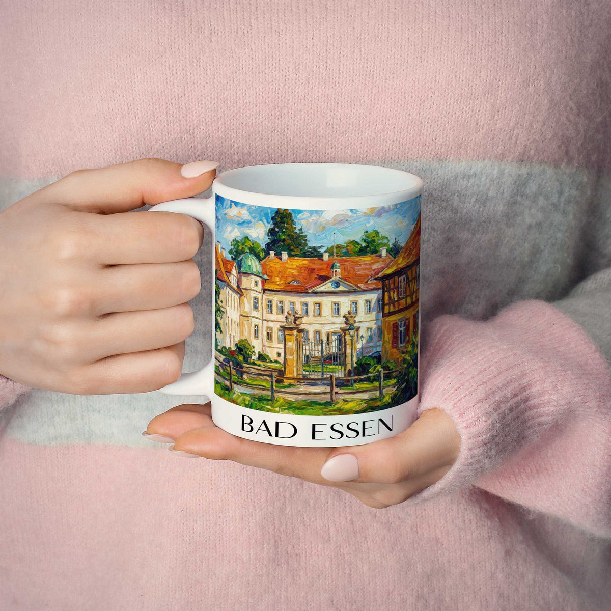 bad-essen-niedersachsen-deutschland-kaffeebecher-oil-painting-oelgemaelde
