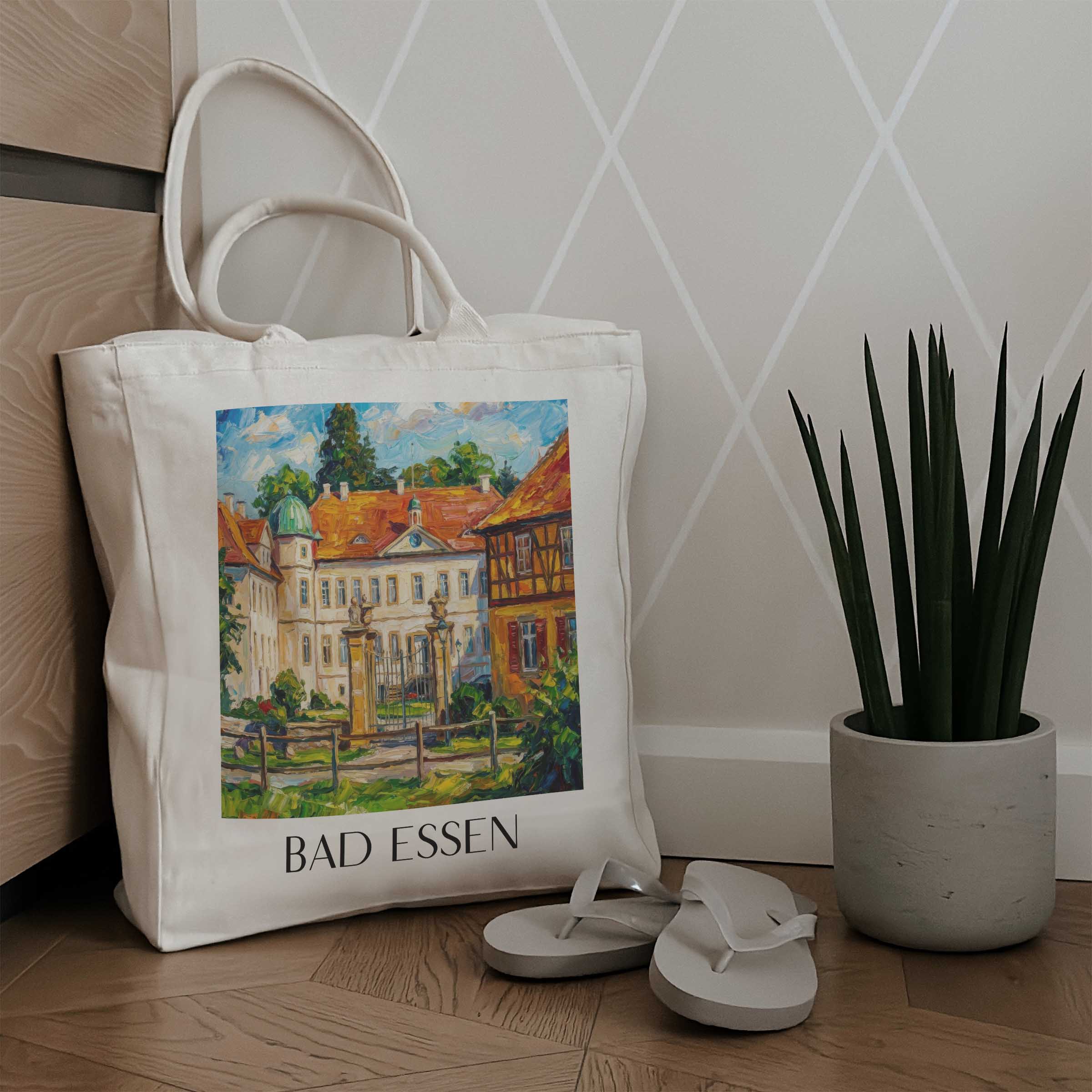 bad-essen-niedersachsen-deutschland-einkaufstasche-oil-painting-oelgemaelde