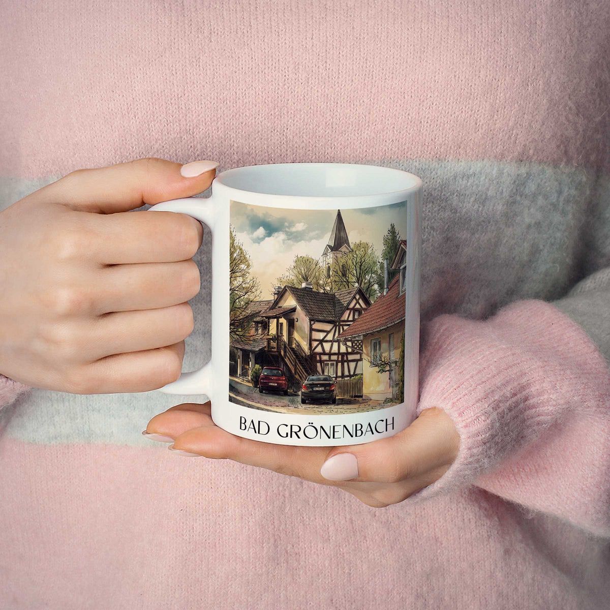 bad-grönenbach-unterallgäu-deutschland-kaffeebecher-aquarell