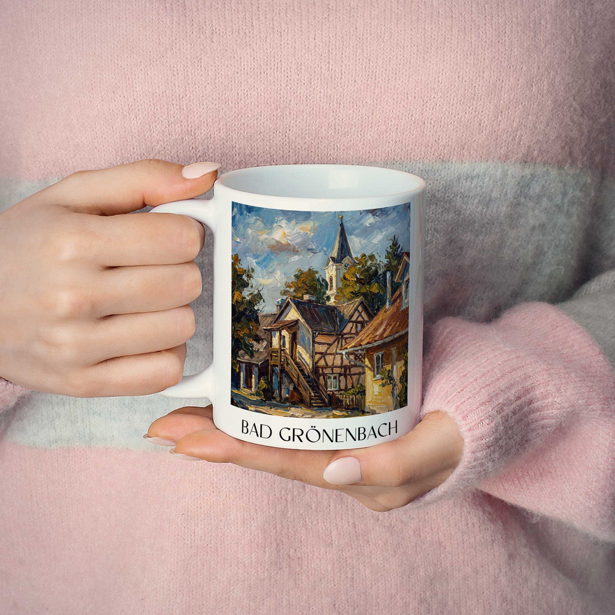 bad-grönenbach-unterallgäu-deutschland-kaffeebecher-oil-painting-oelgemaelde