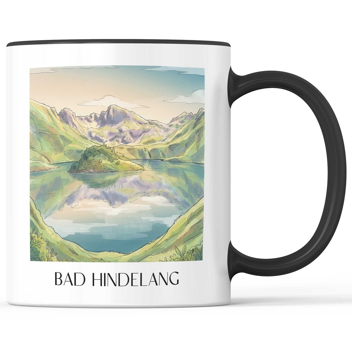 bad-hindelang-oberallgäu-deutschland-kaffeebecher-aquarell
