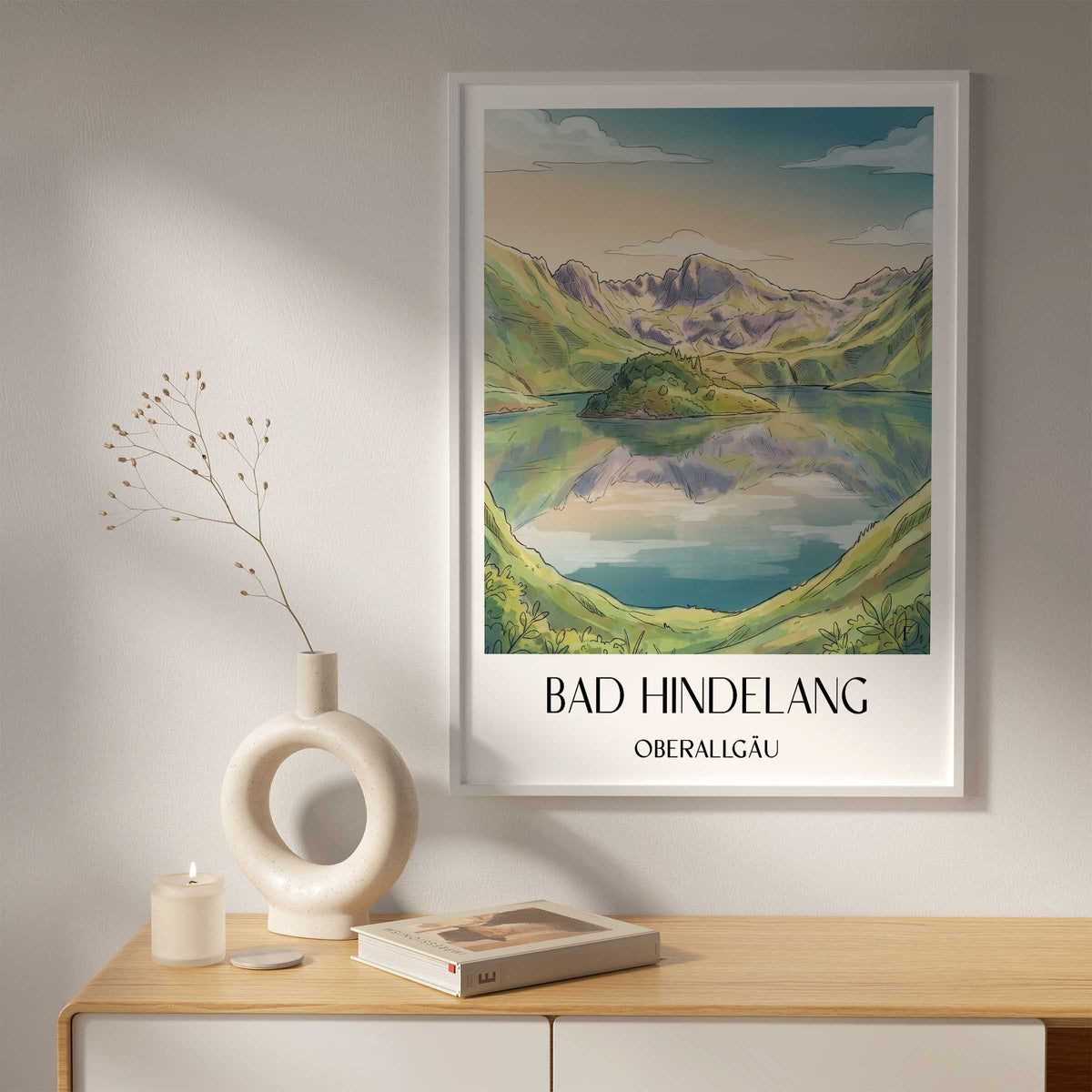 bad-hindelang-oberallgäu-deutschland-poster-aquarell