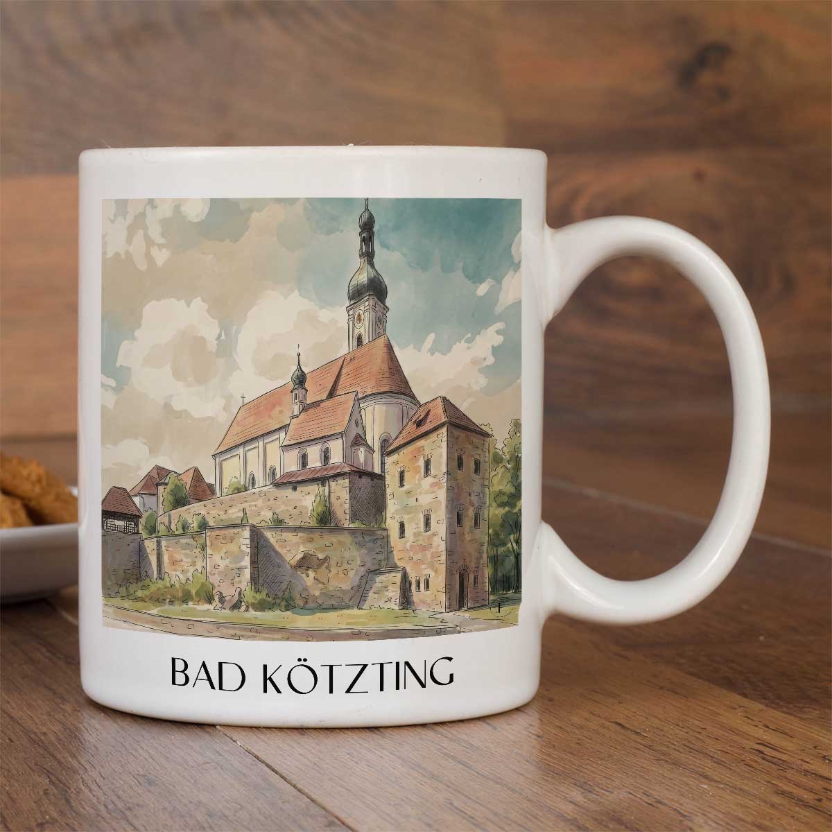 bad-kötzting-bayerischer-wald-deutschland-kaffeebecher-aquarell