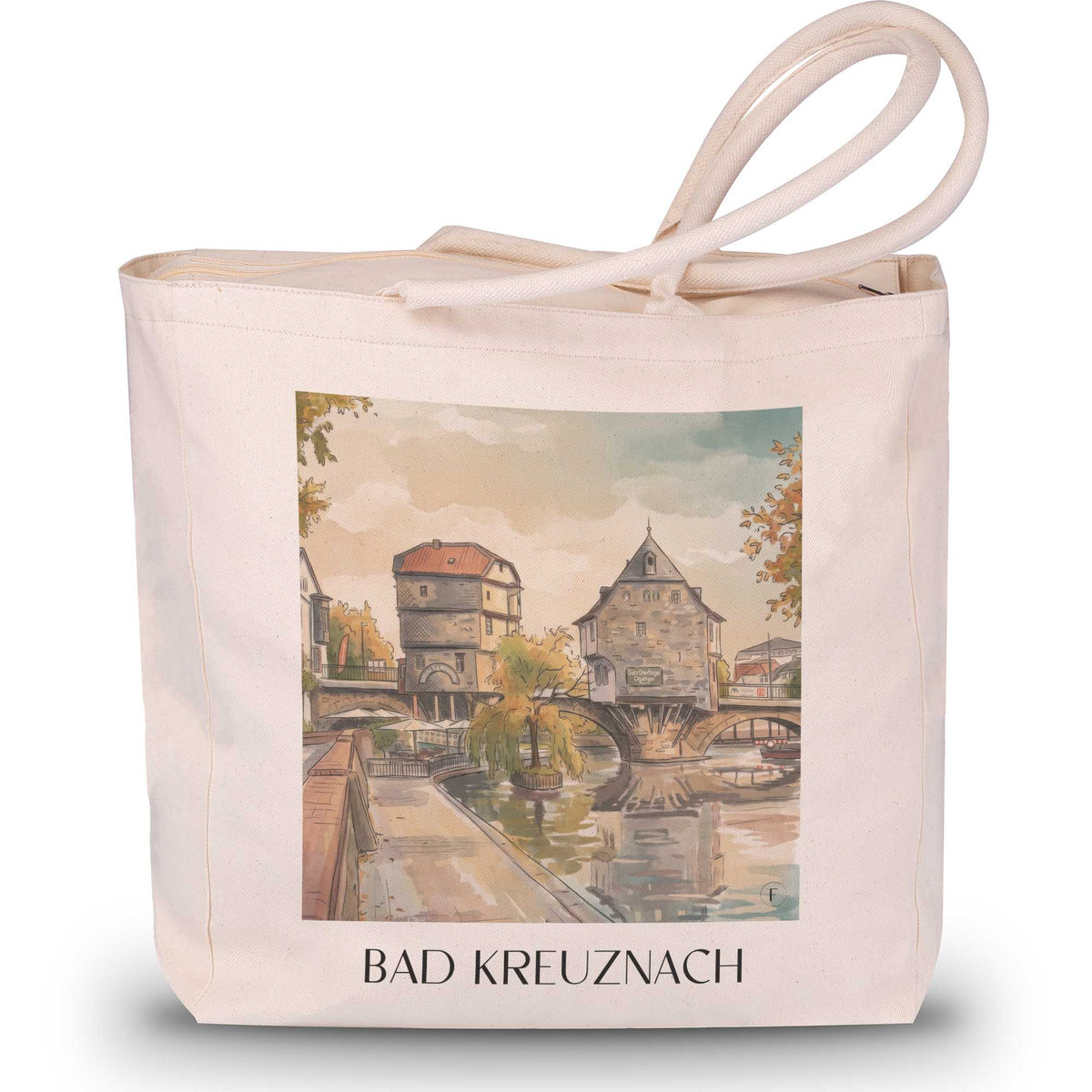 bad-kreuznach-rheinland-pfalz-deutschland-einkaufstasche-aquarell
