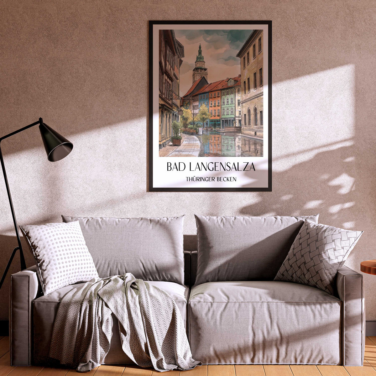 bad-langensalza-thüringer-becken-deutschland-poster-aquarell