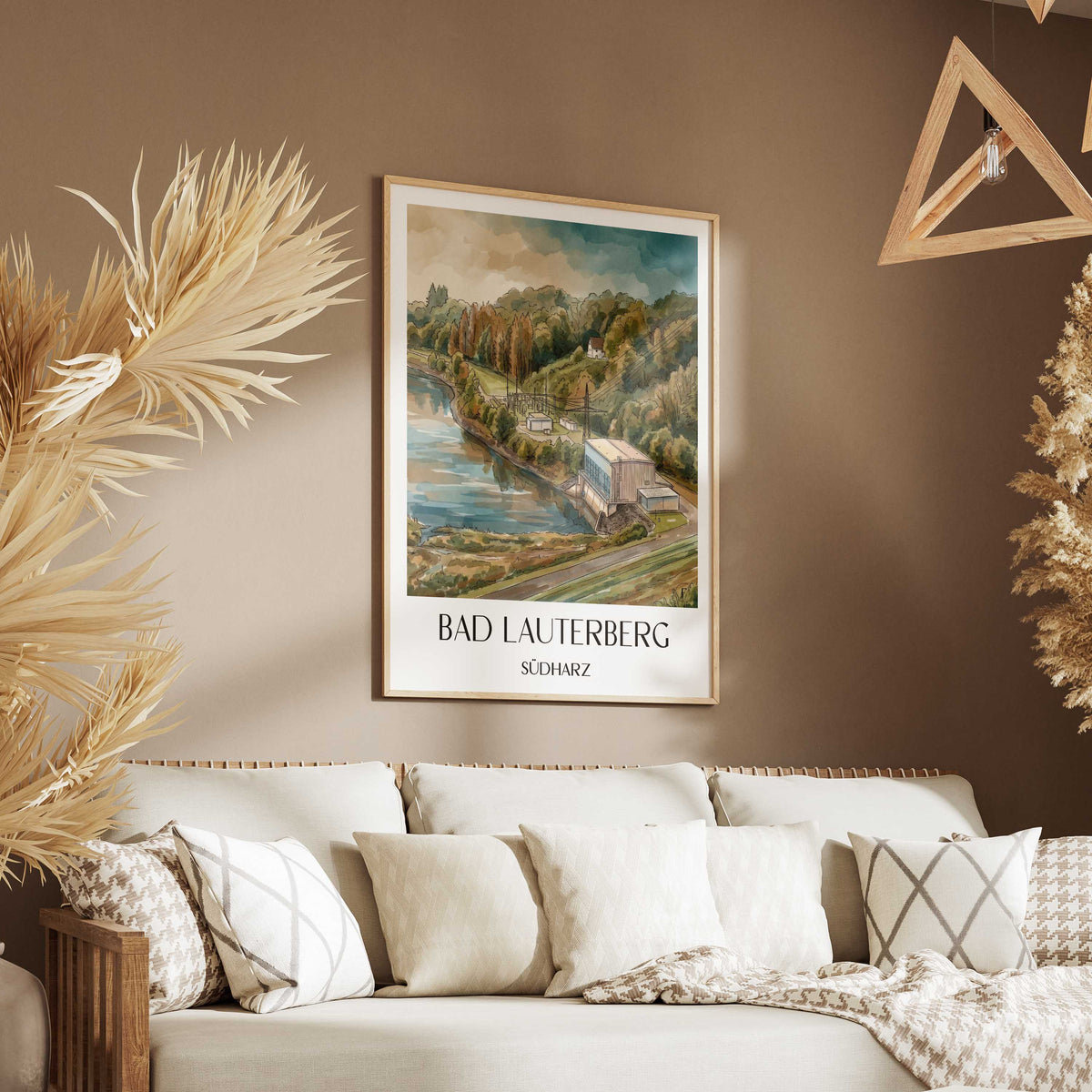 bad-lauterberg-südharz-deutschland-poster-aquarell