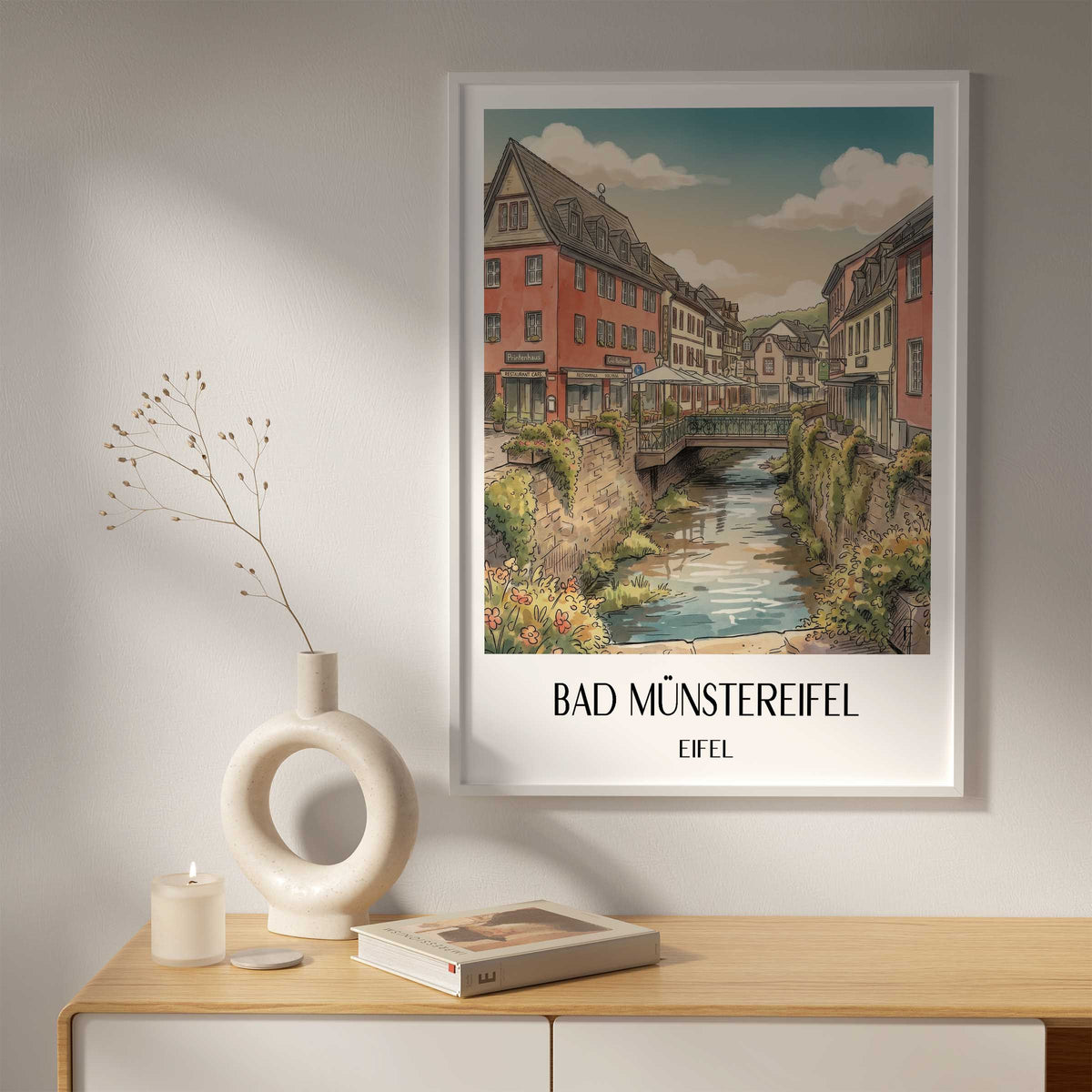 bad-münstereifel-eifel-deutschland-poster-aquarell
