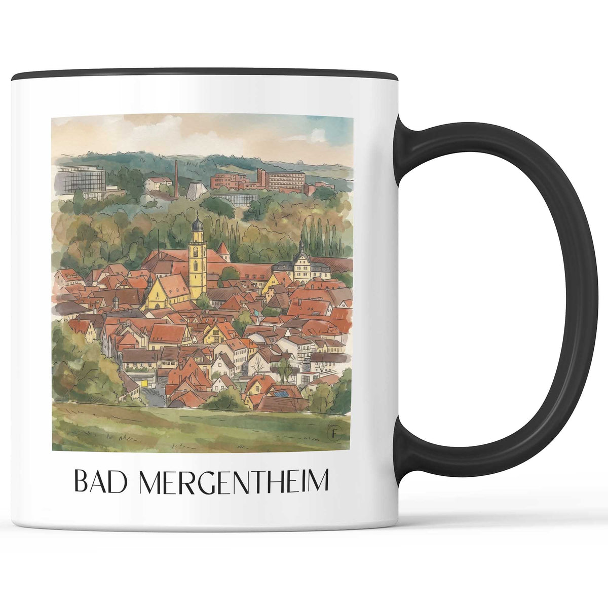 bad-mergentheim-taubertal-deutschland-kaffeebecher-aquarell