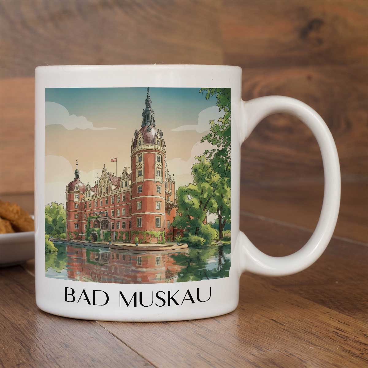bad-muskau-oberlausitz-deutschland-kaffeebecher-aquarell