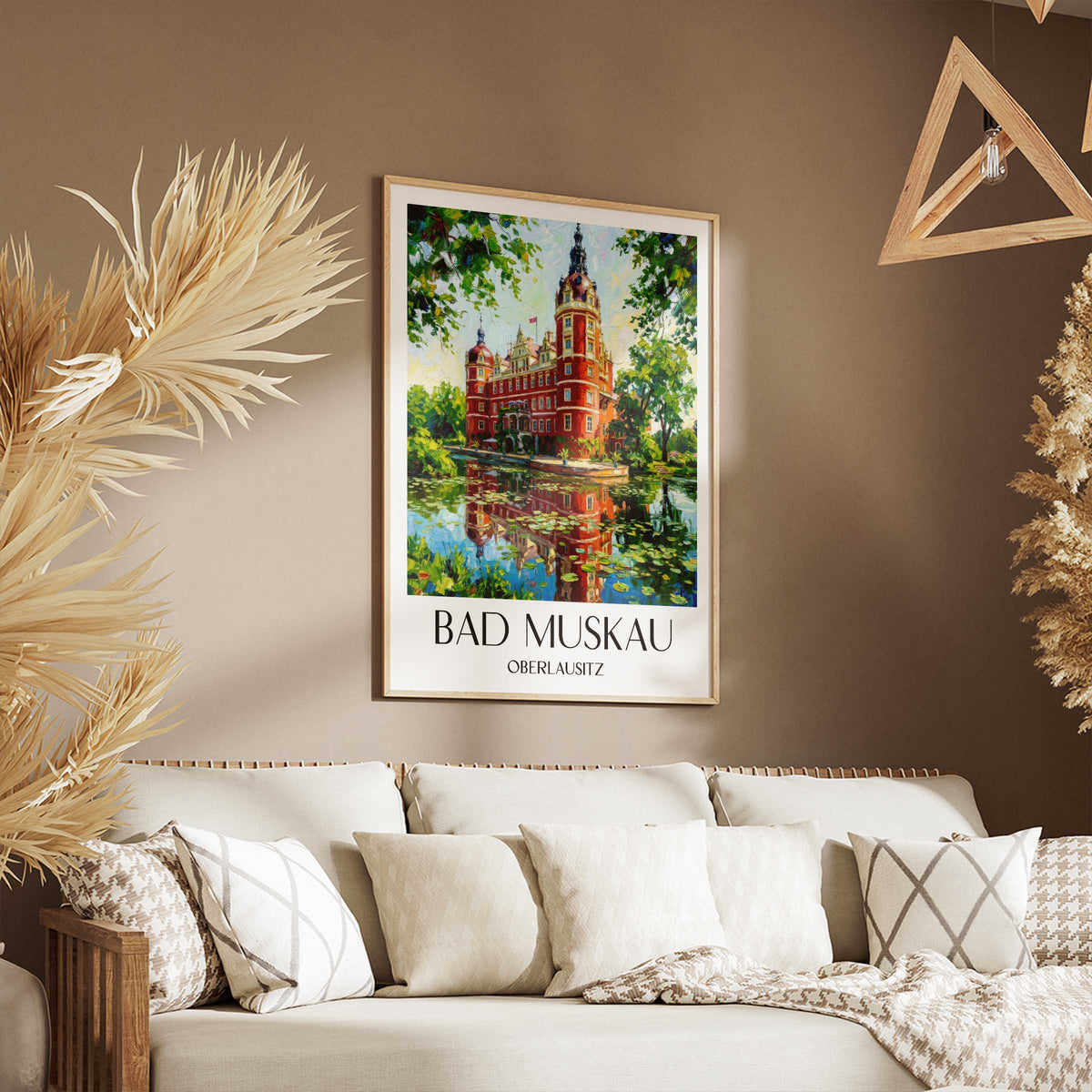 bad-muskau-oberlausitz-deutschland-poster-oil-painting-oelgemaelde