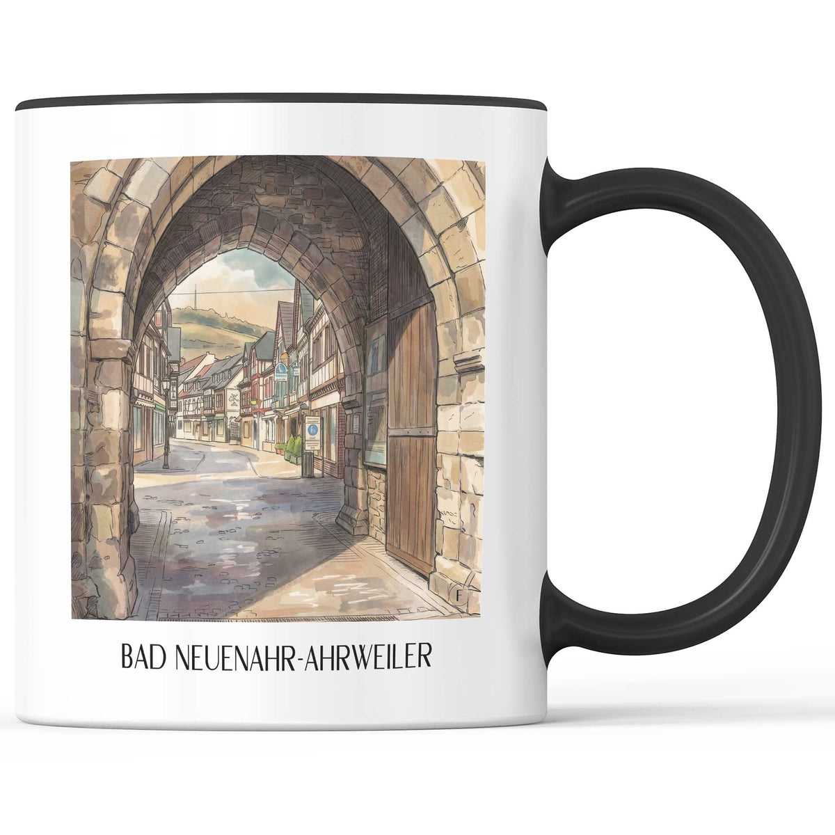 bad-neuenahr-ahrweiler-ahrtal-deutschland-kaffeebecher-aquarell
