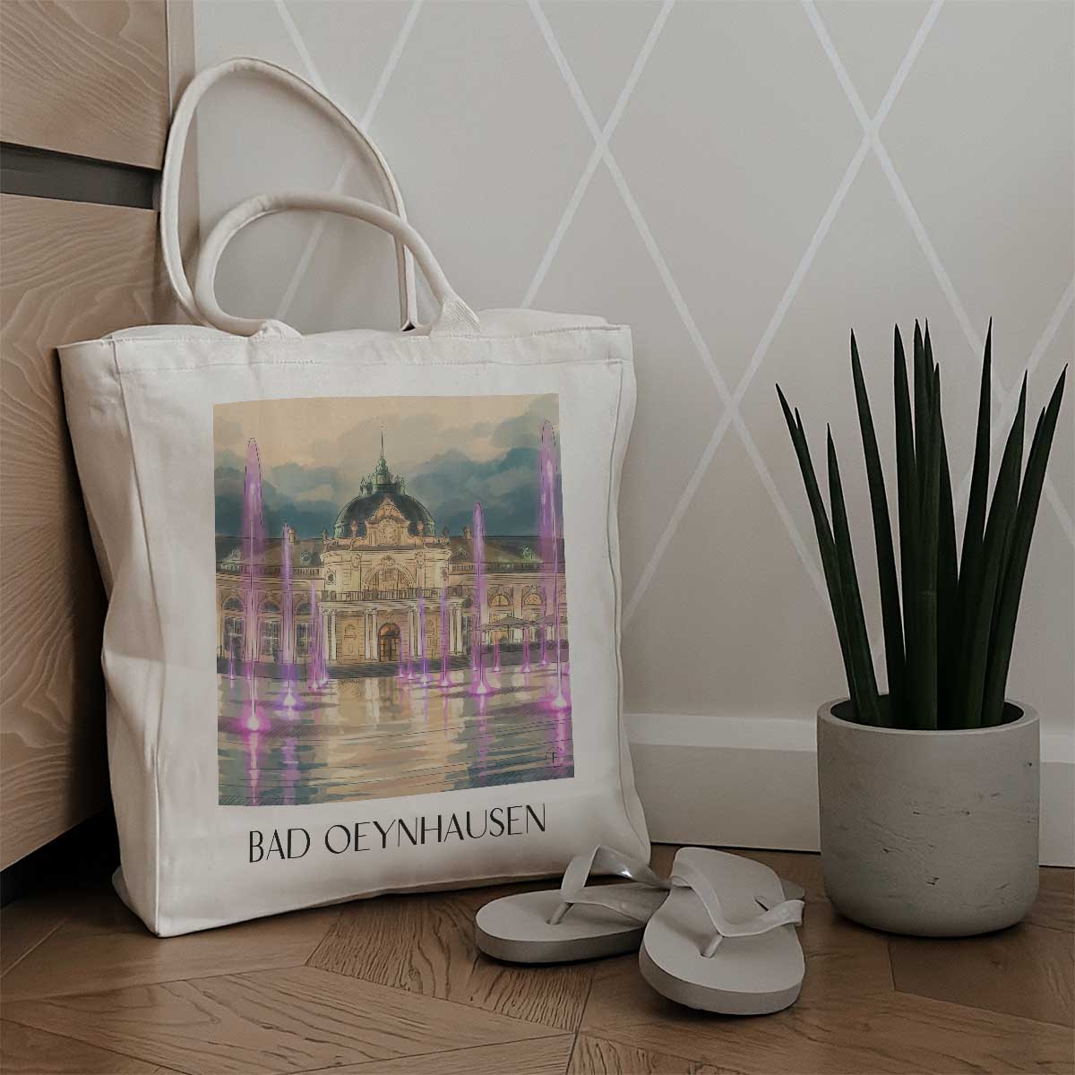 bad-oeynhausen-ostwestfalen-deutschland-einkaufstasche-aquarell