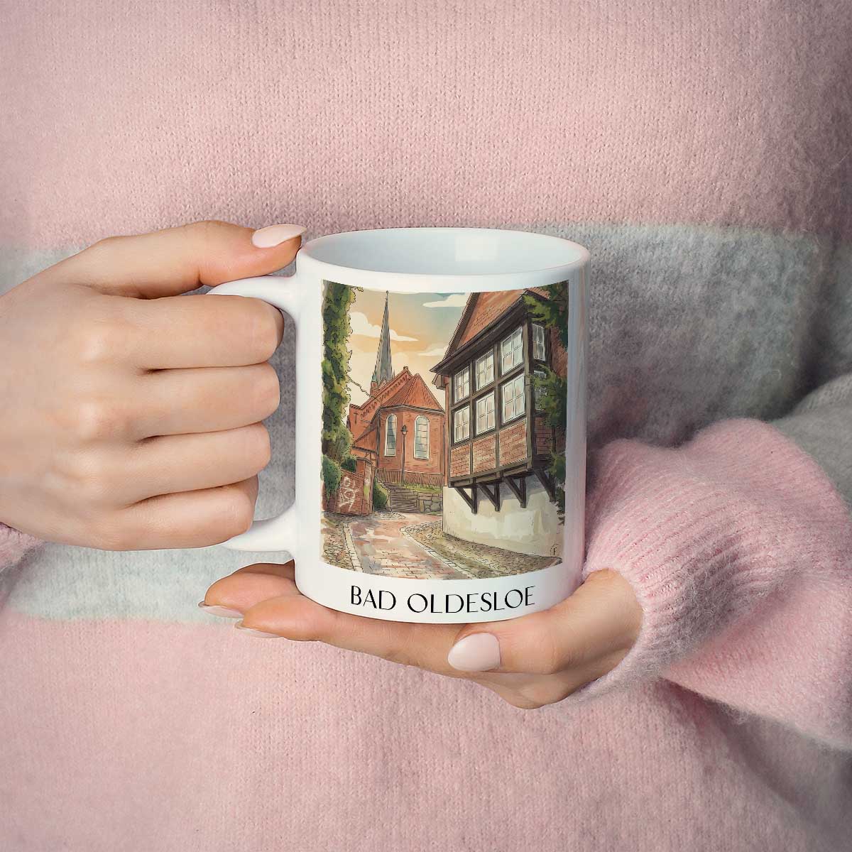 bad-oldesloe-holstein-deutschland-kaffeebecher-aquarell