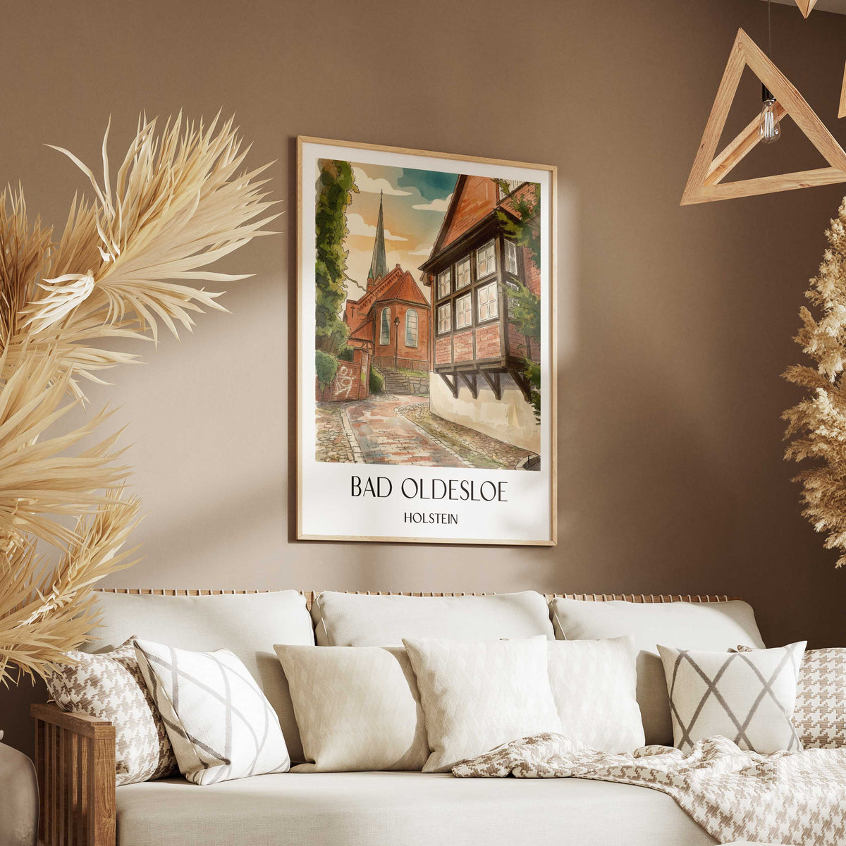 bad-oldesloe-holstein-deutschland-poster-aquarell