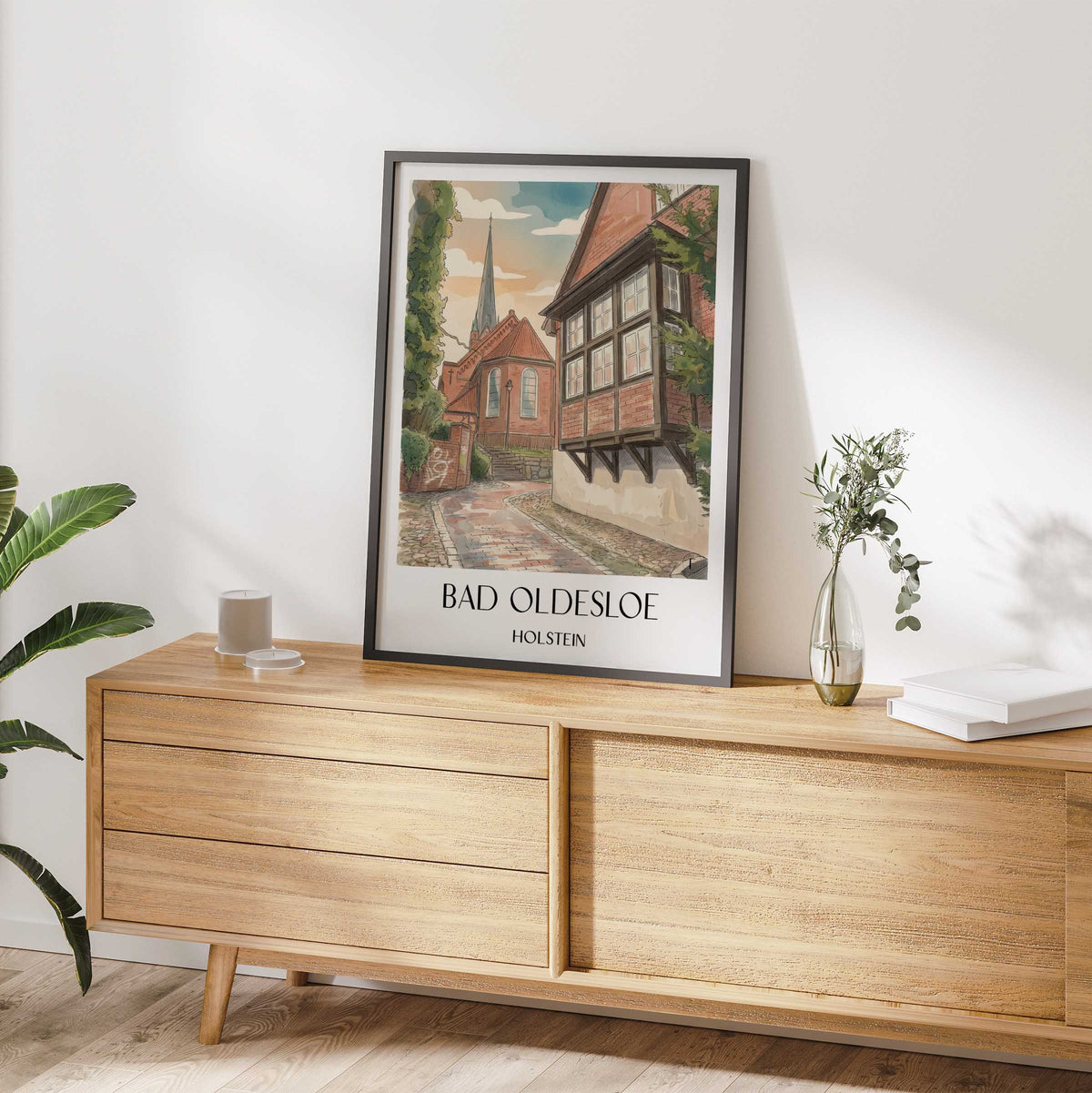 bad-oldesloe-holstein-deutschland-poster-aquarell