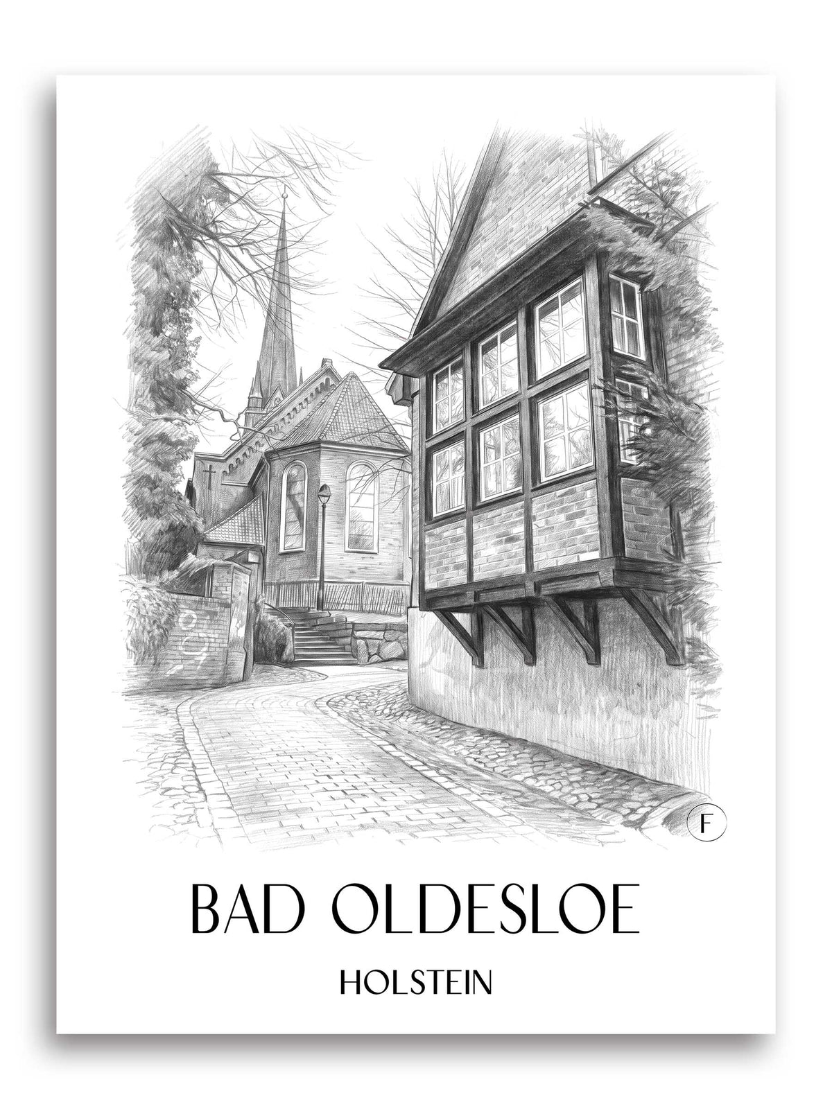 bad-oldesloe-holstein-deutschland-poster-bleistift-zeichnung-drawing