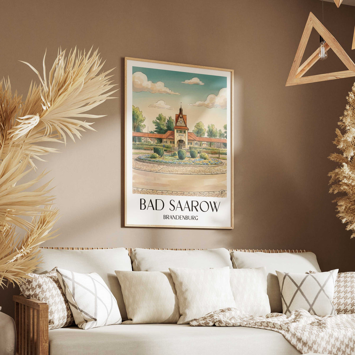bad-saarow-brandenburg-deutschland-poster-aquarell