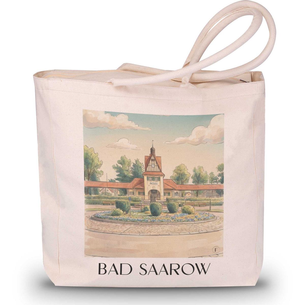 bad-saarow-brandenburg-deutschland-einkaufstasche-aquarell