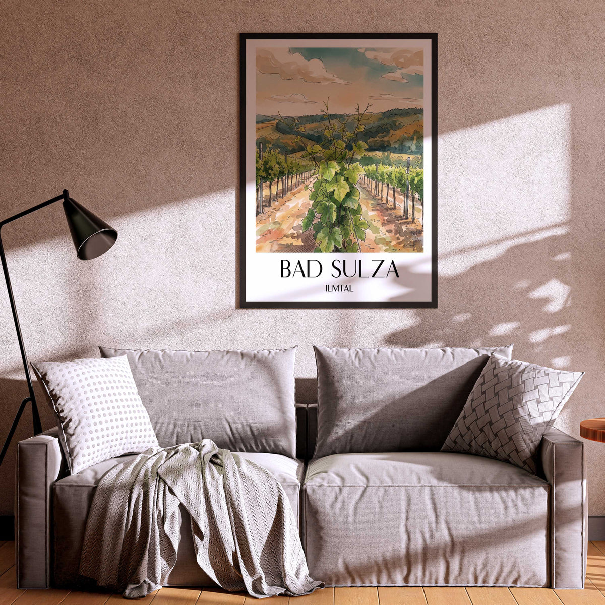 bad-sulza-ilmtal-deutschland-poster-aquarell