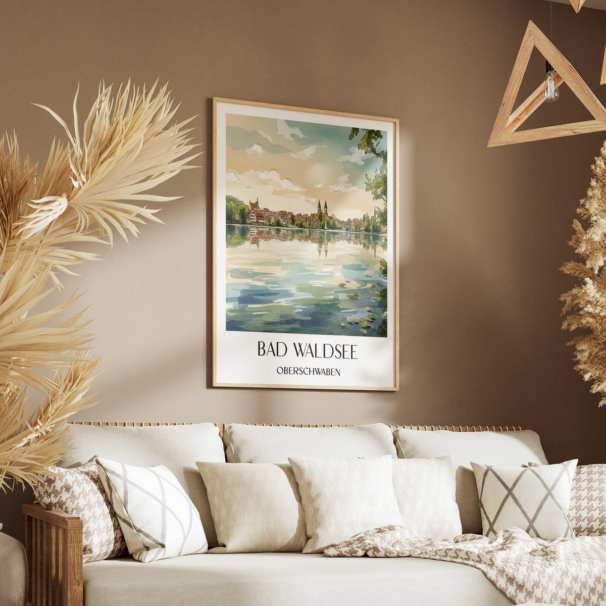 bad-waldsee-oberschwaben-deutschland-poster-aquarell