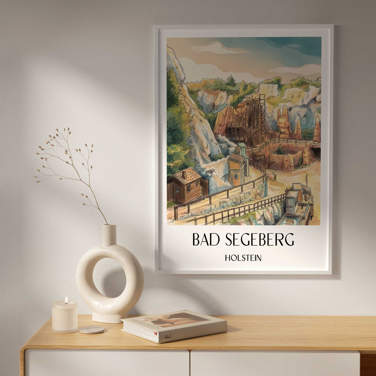 bad-segeberg-holstein-deutschland-poster-aquarell