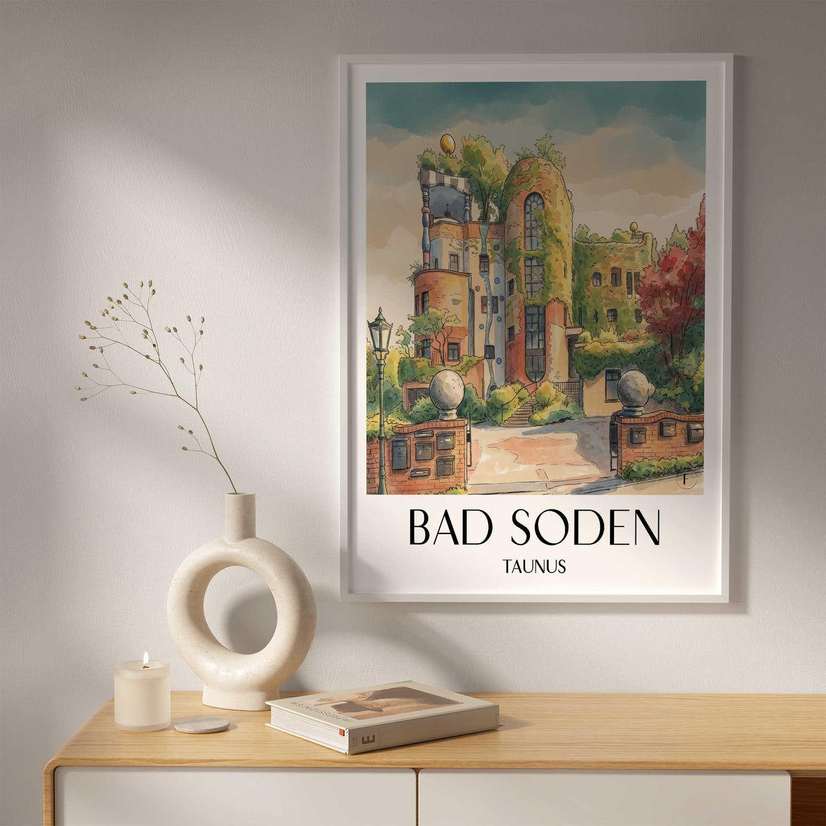 bad-soden-taunus-deutschland-poster-aquarell