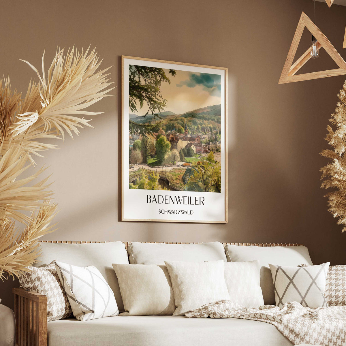 badenweiler-schwarzwald-deutschland-poster-aquarell