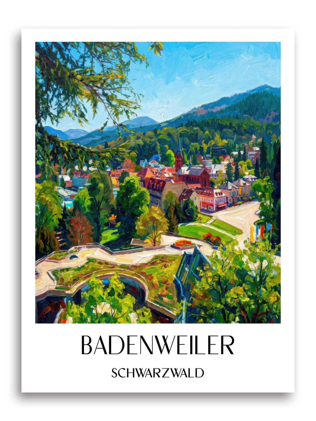 badenweiler-schwarzwald-deutschland-poster-oil-painting-oelgemaelde