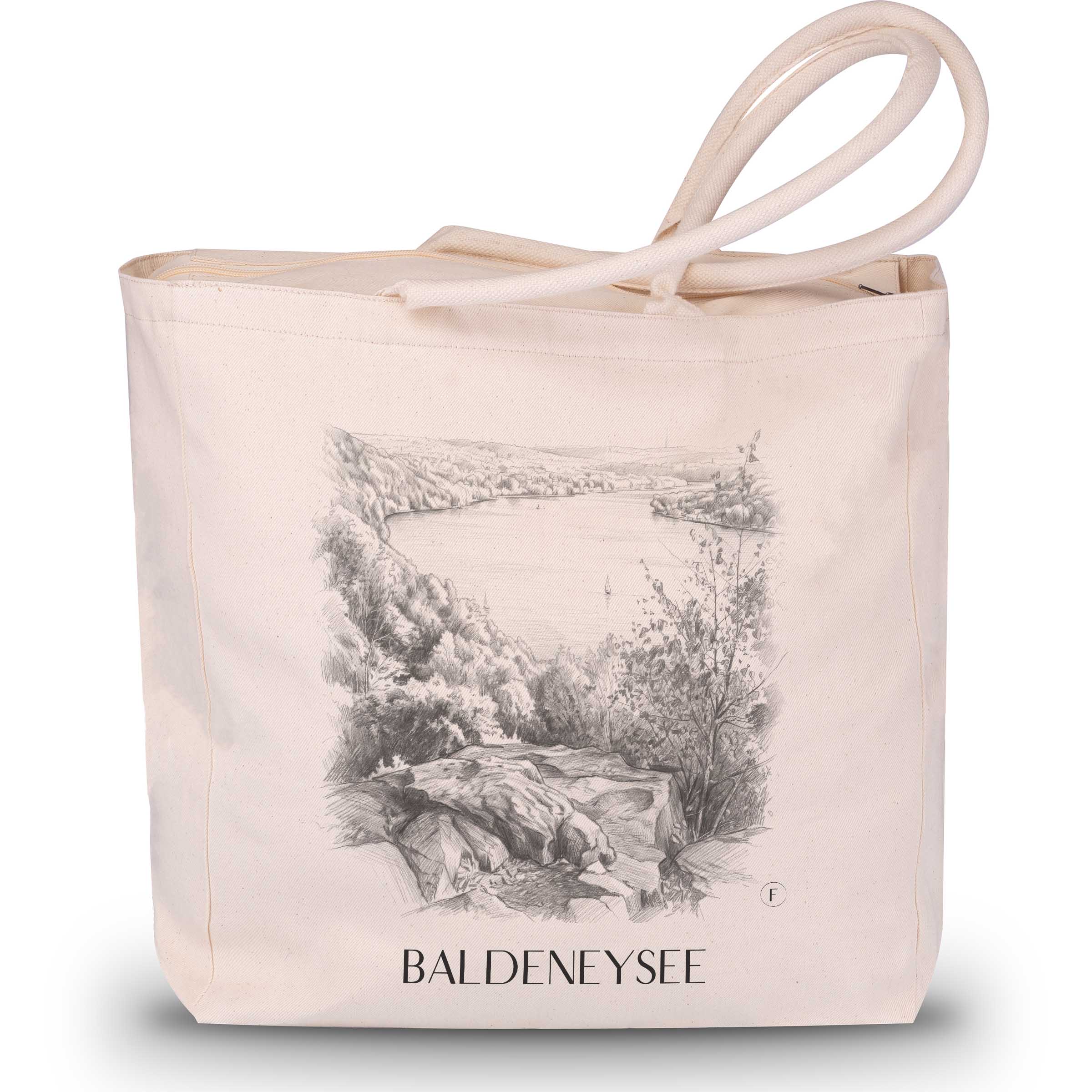 baldeneysee-essen-deutschland-einkaufstasche-bleistift-zeichnung-drawing