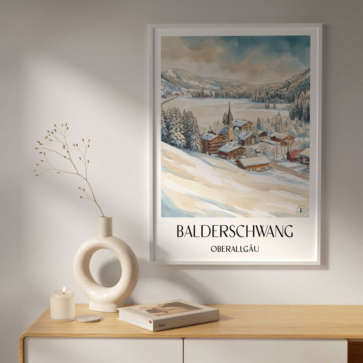 balderschwang-oberallgäu-deutschland-poster-aquarell