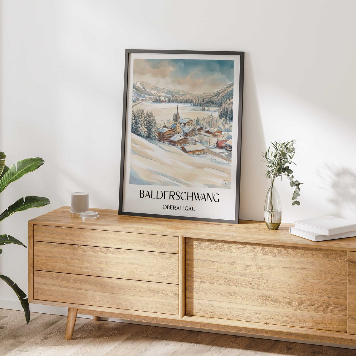 balderschwang-oberallgäu-deutschland-poster-aquarell