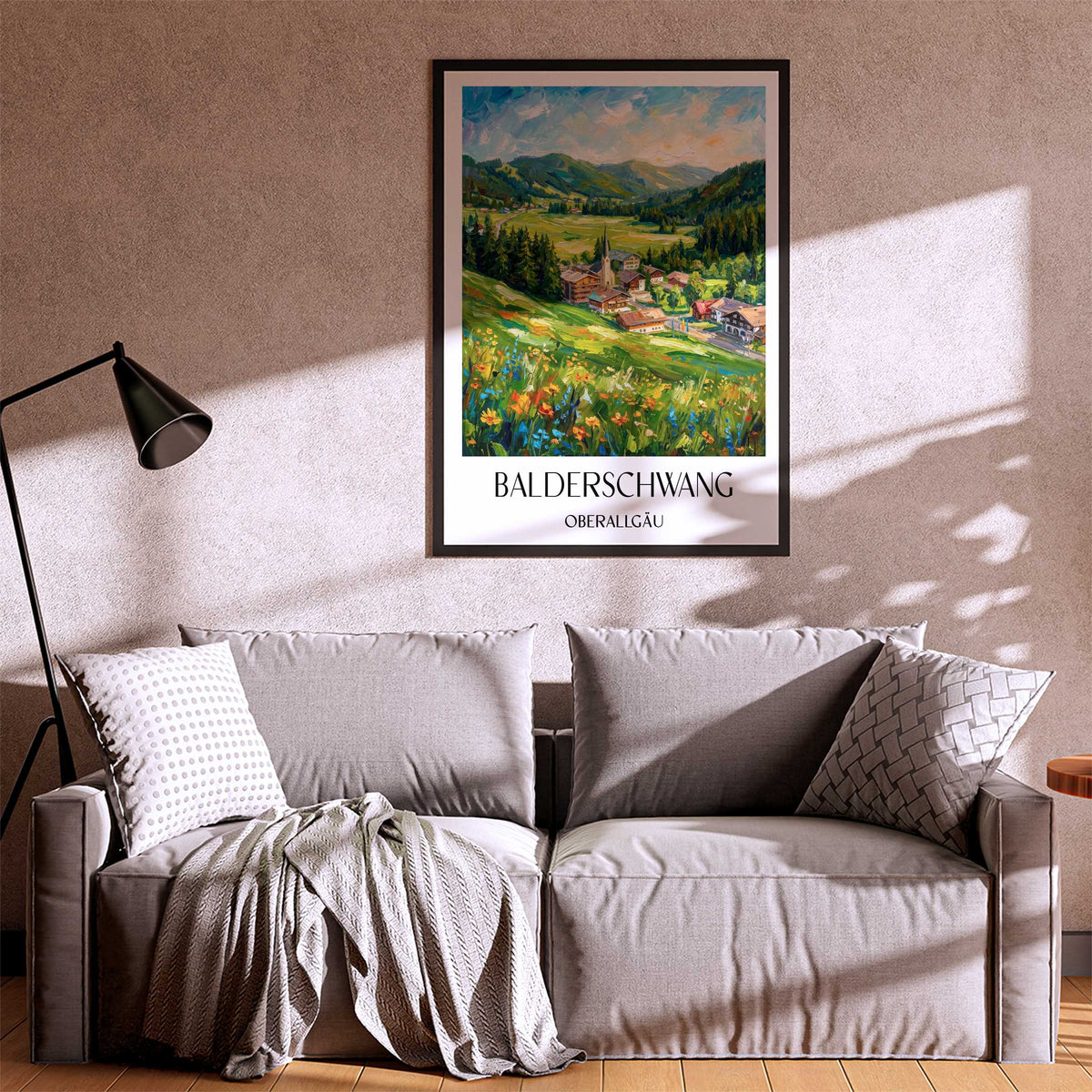 balderschwang-oberallgäu-deutschland-poster-oil-painting-oelgemaelde