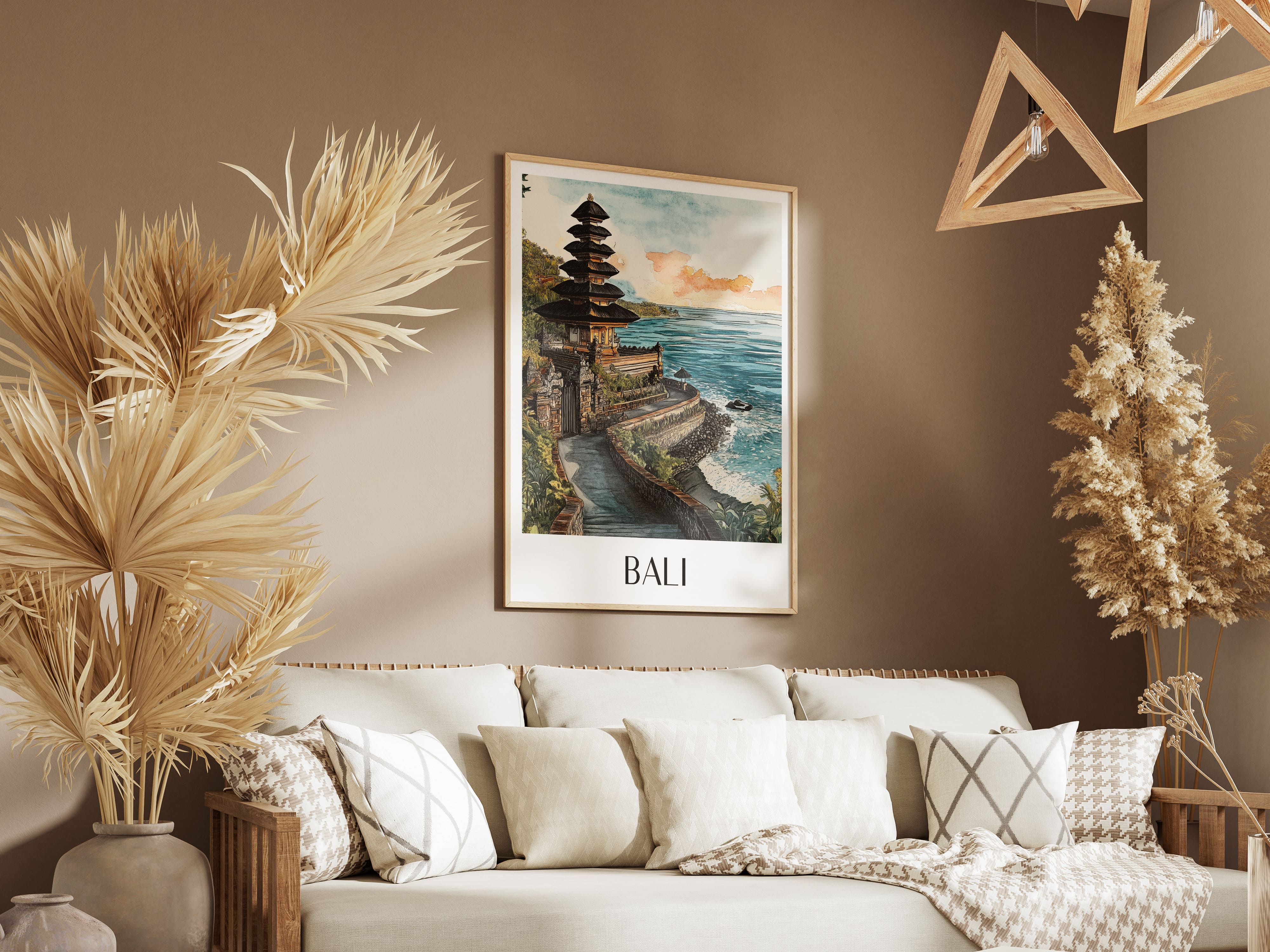 bali-indonesien-poster-aquarell