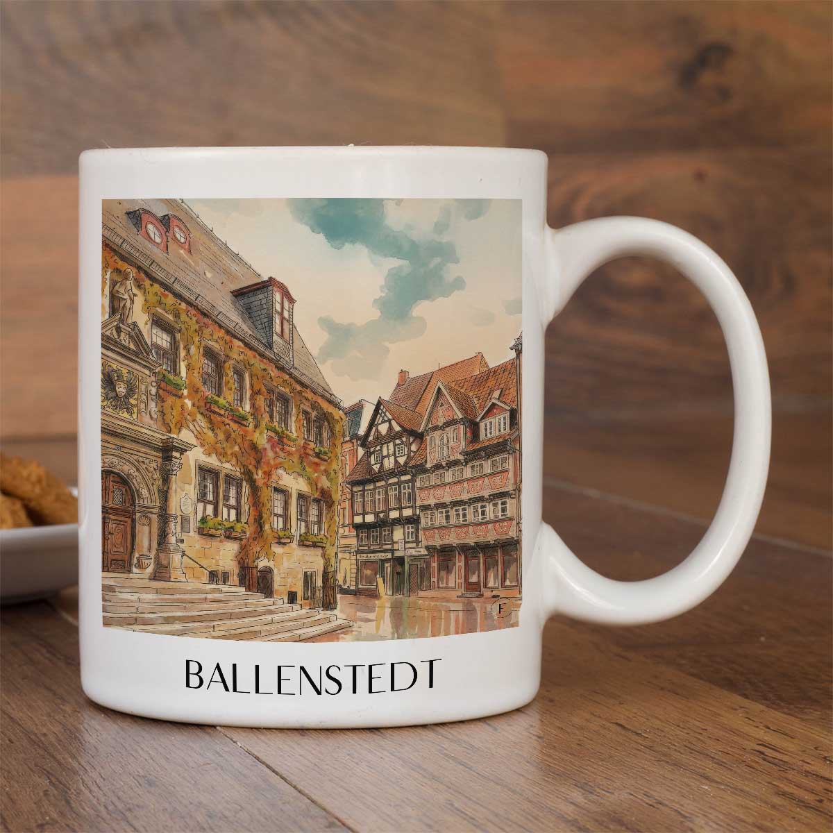 ballenstedt-harz-deutschland-kaffeebecher-aquarell