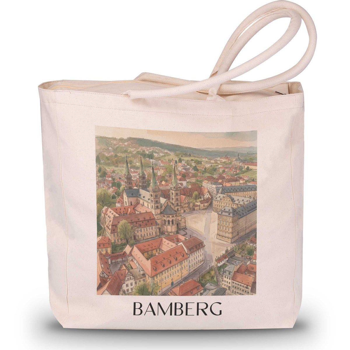 bamberg-oberfranken-deutschland-einkaufstasche-aquarell