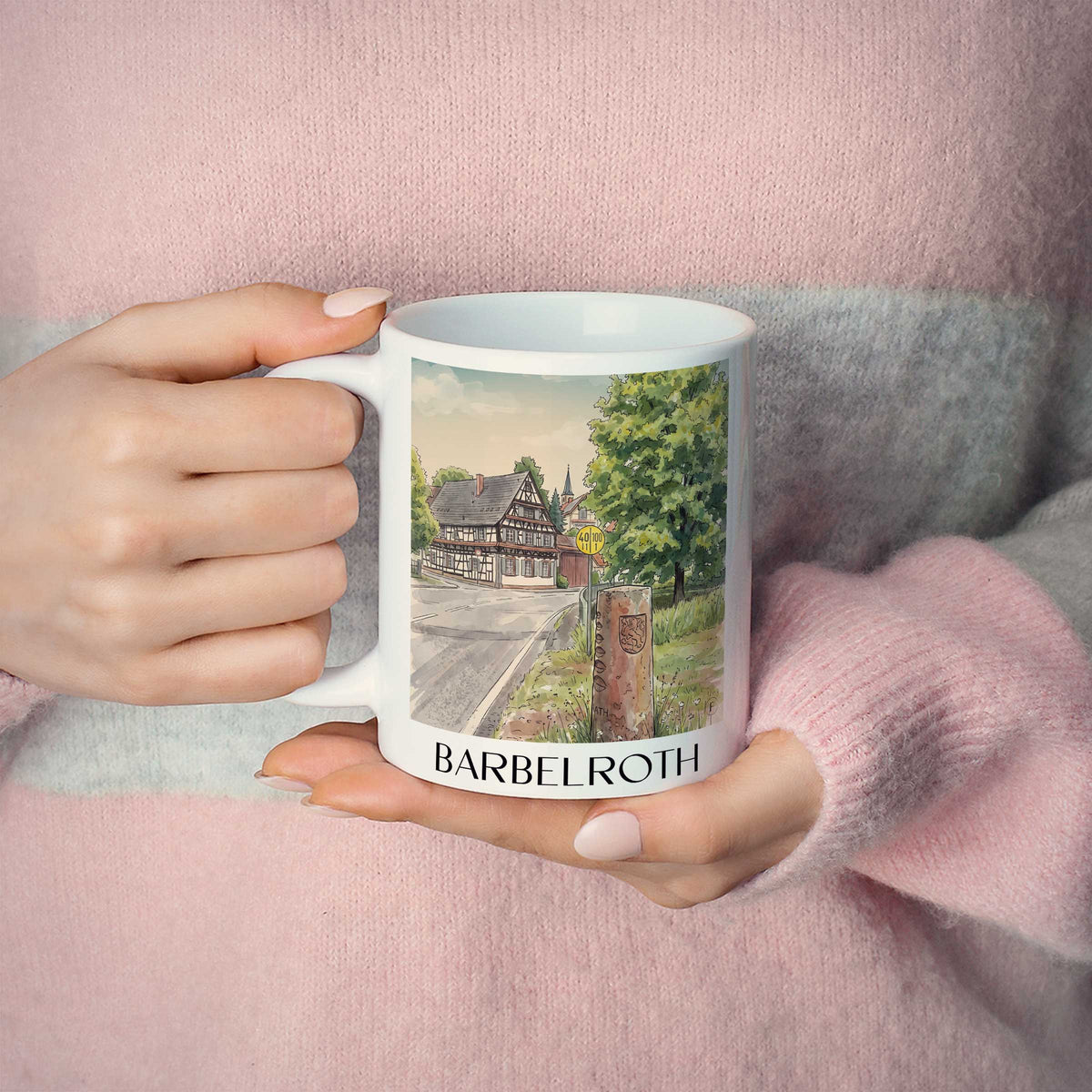 barbelroth-südpfalz-deutschland-kaffeebecher-aquarell