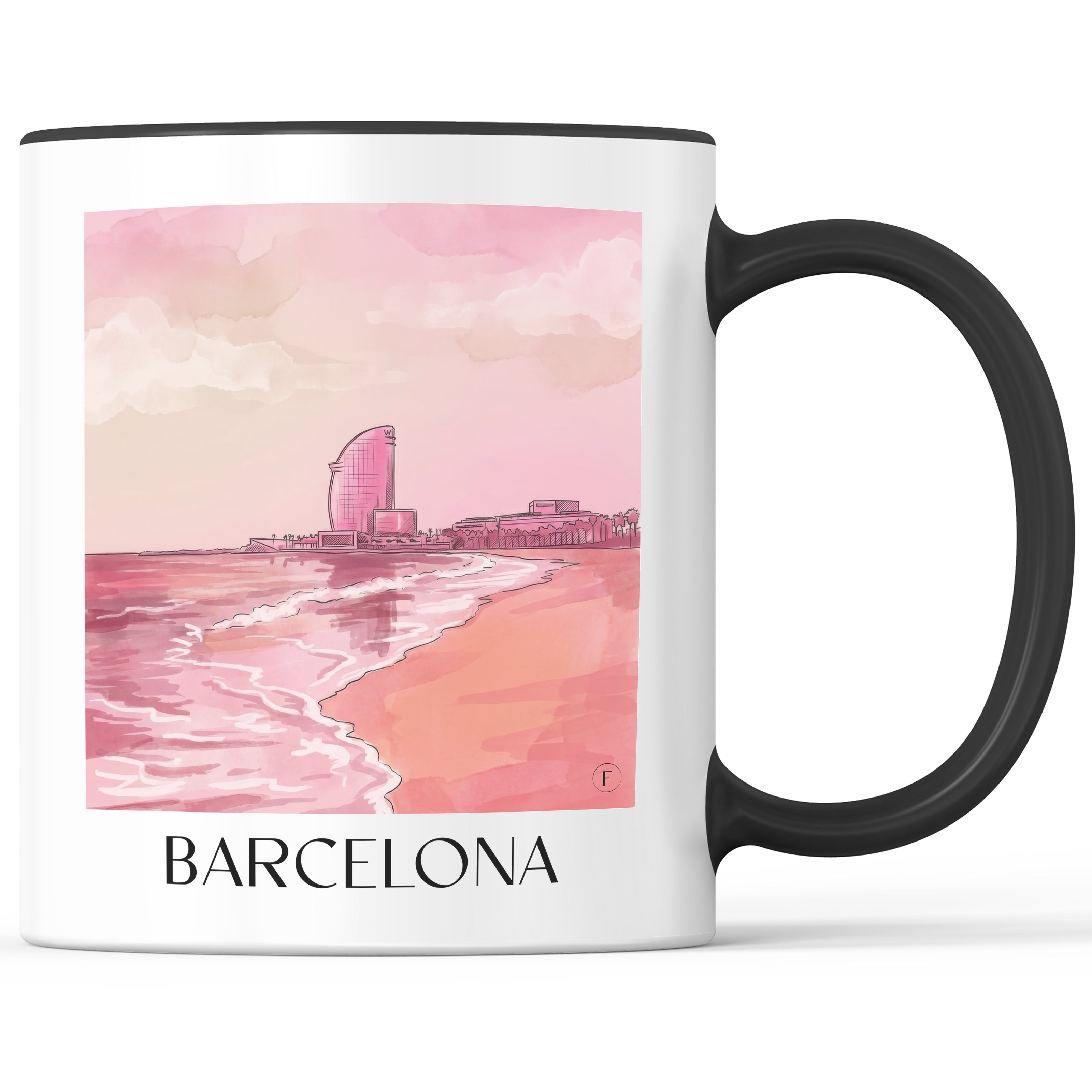 barcelona-spanien-spanien-kaffeebecher-aquarell-pink-rosa