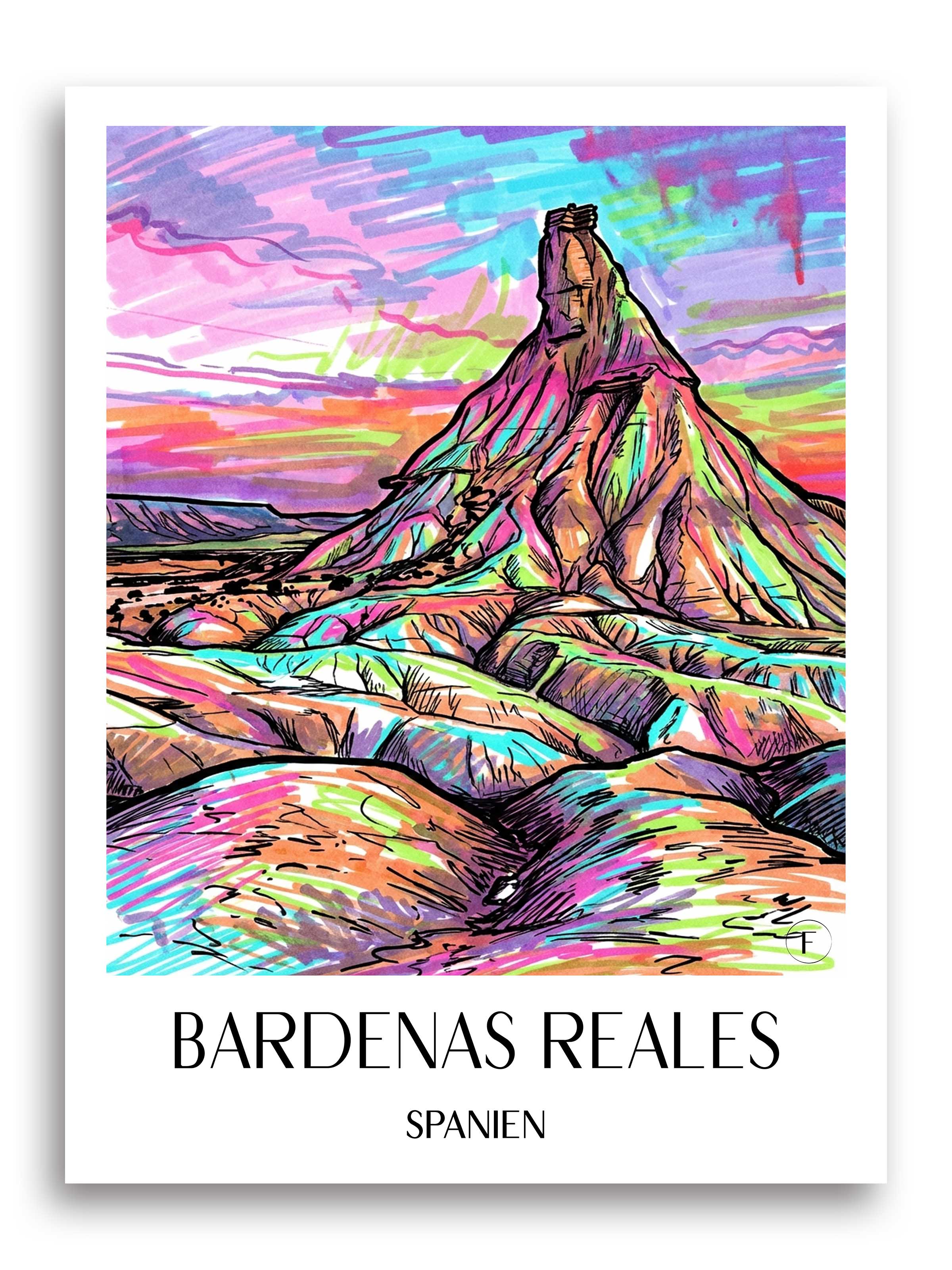 bardenas-reales-spanien-spanien-poster-graffiti