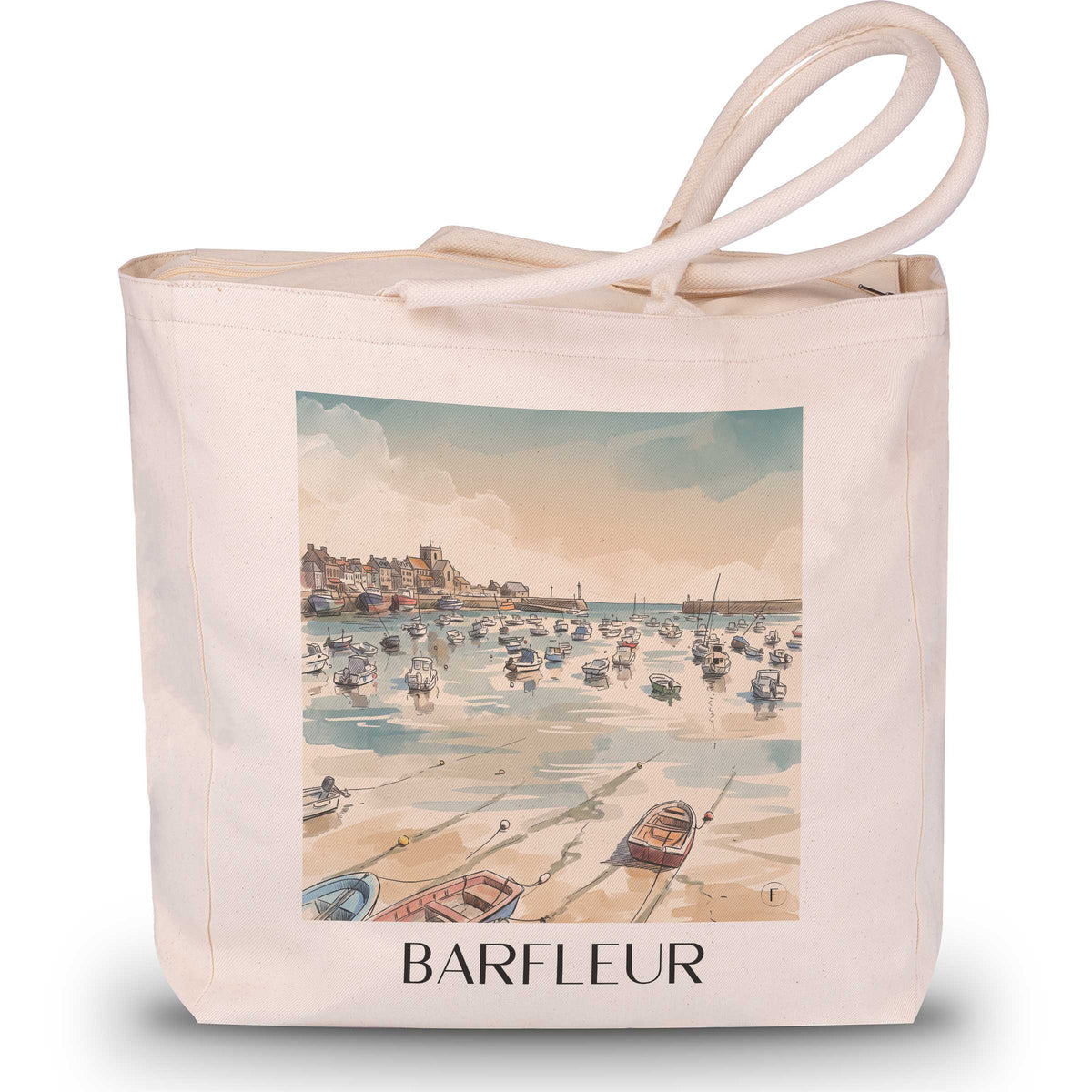 barfleur-cotentin-frankreich-einkaufstasche-aquarell