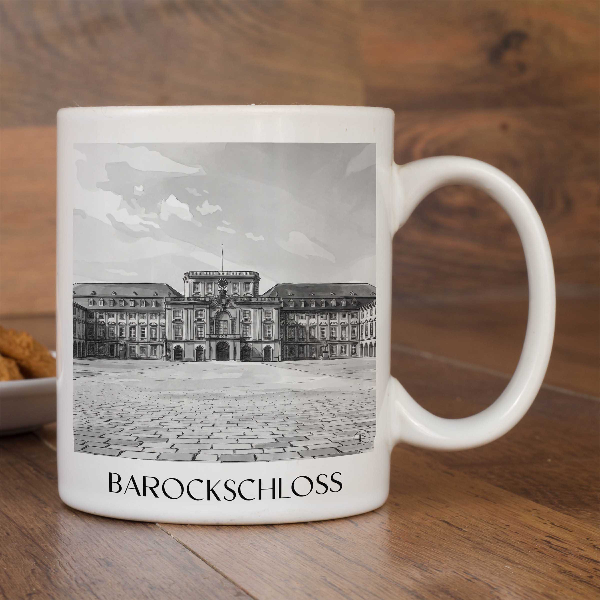 barockschloss-mannheim-deutschland-kaffeebecher-aquarell-schwarz-weiss