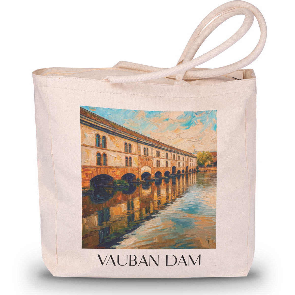 Barrage Vauban Shopping Tasche - Strasbourg - Frankreich Tote Bag - Einkaufstasche im Ölgemälde Stil - favplace